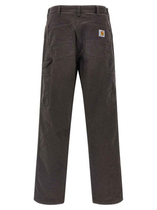 Brown Organic Cotton Casual Pants
