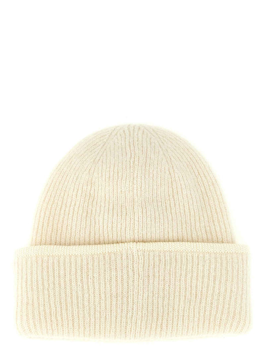 White Wool Beanie