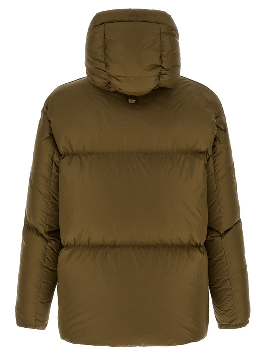 Bicolor Polyamide Full-Length Jacket