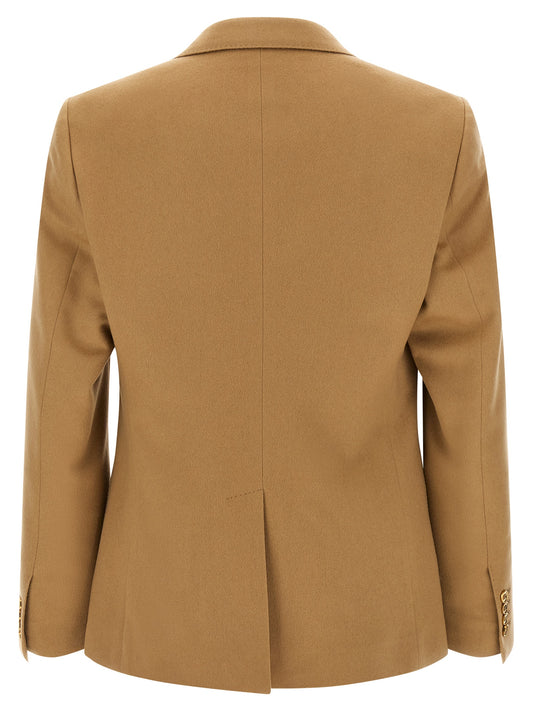 Beige Cashmere Blazer