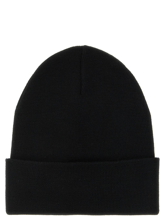 Black Virgin Wool Beanie
