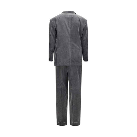Gray Cotton Suit