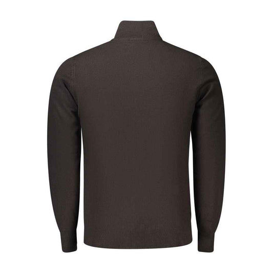 Black Acrylic Men's Cardigan