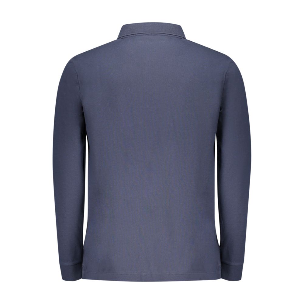 Blue Cotton Men's Polo