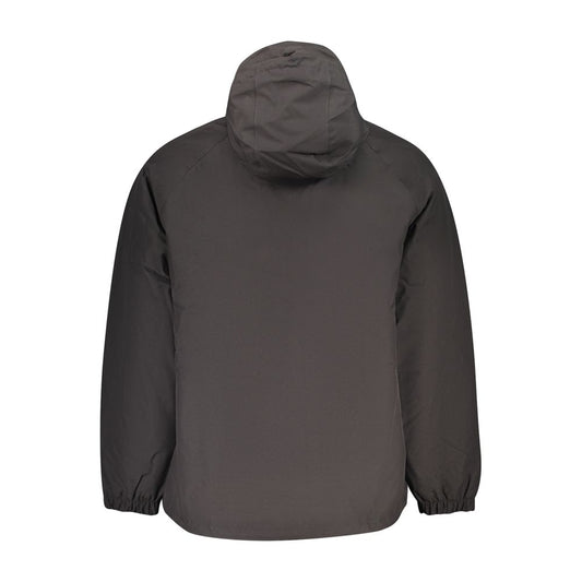 Black Polyester Men's Jacket
