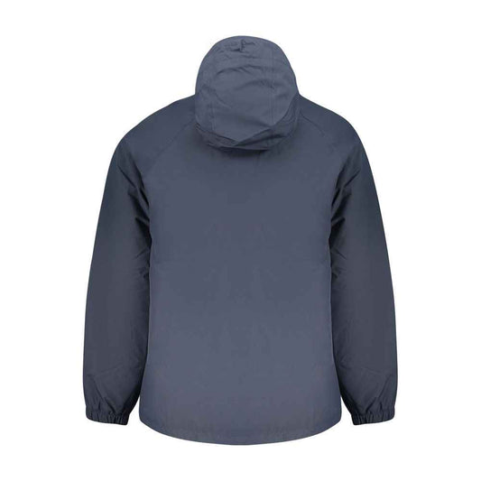 Blue Polyester Shell Jacket