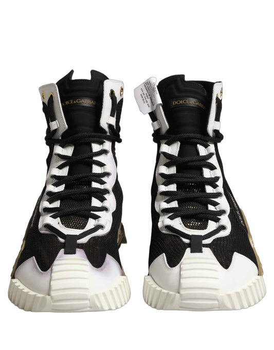 Black Gold NS1 High Top Sneakers Shoes
