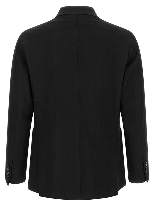 Black Virgin Wool Blazer
