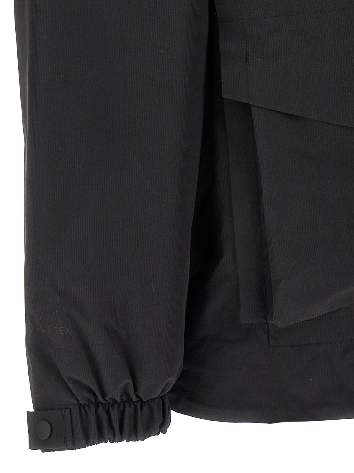 Black Recycled Polyester Shell Jacket
