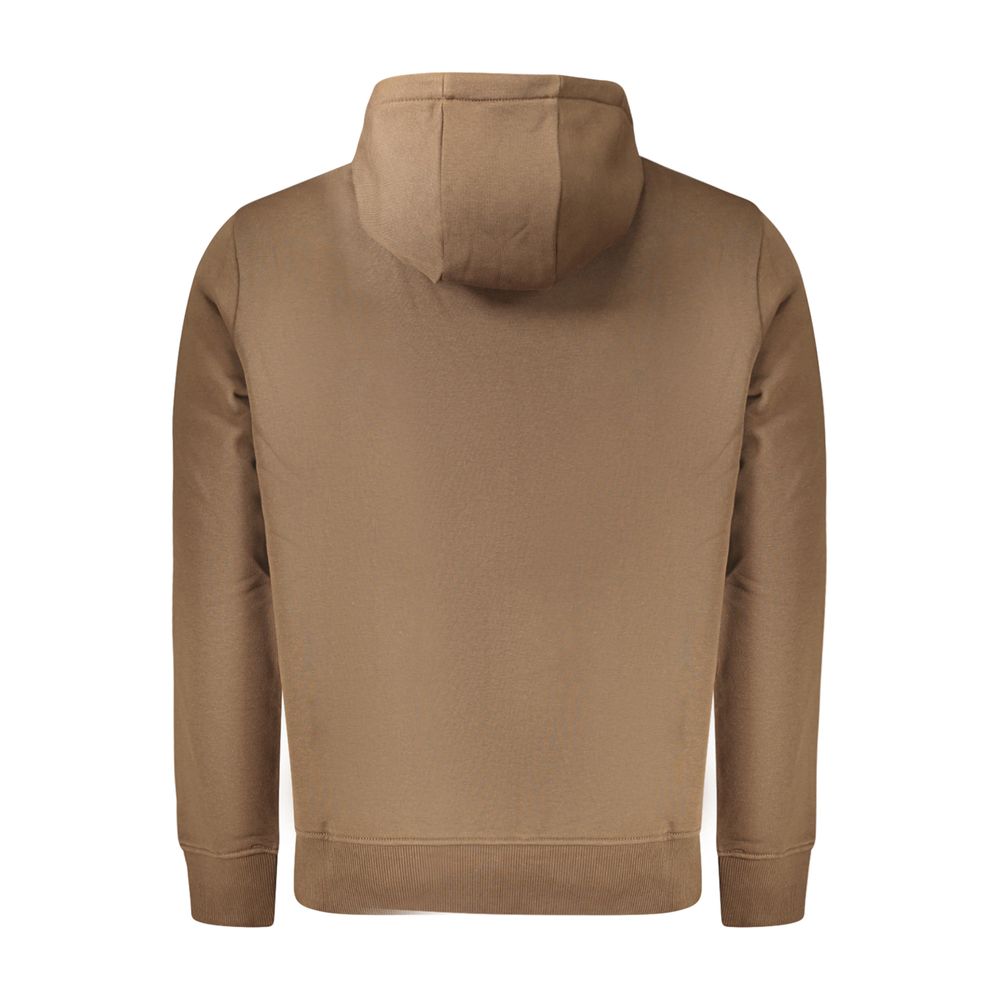 Brown Cotton Men's Sweatshirt