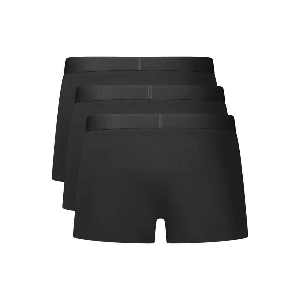 Black Cotton Mens Boxer