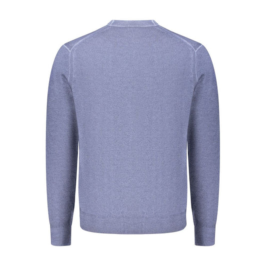 Blue Wool Men's Sweater