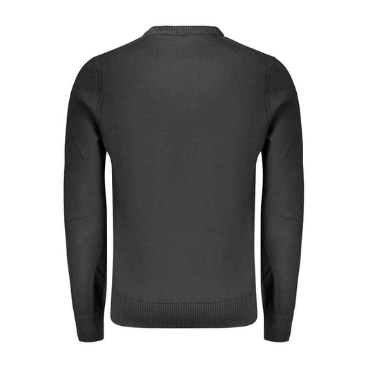 Black Wool Men's Sweater