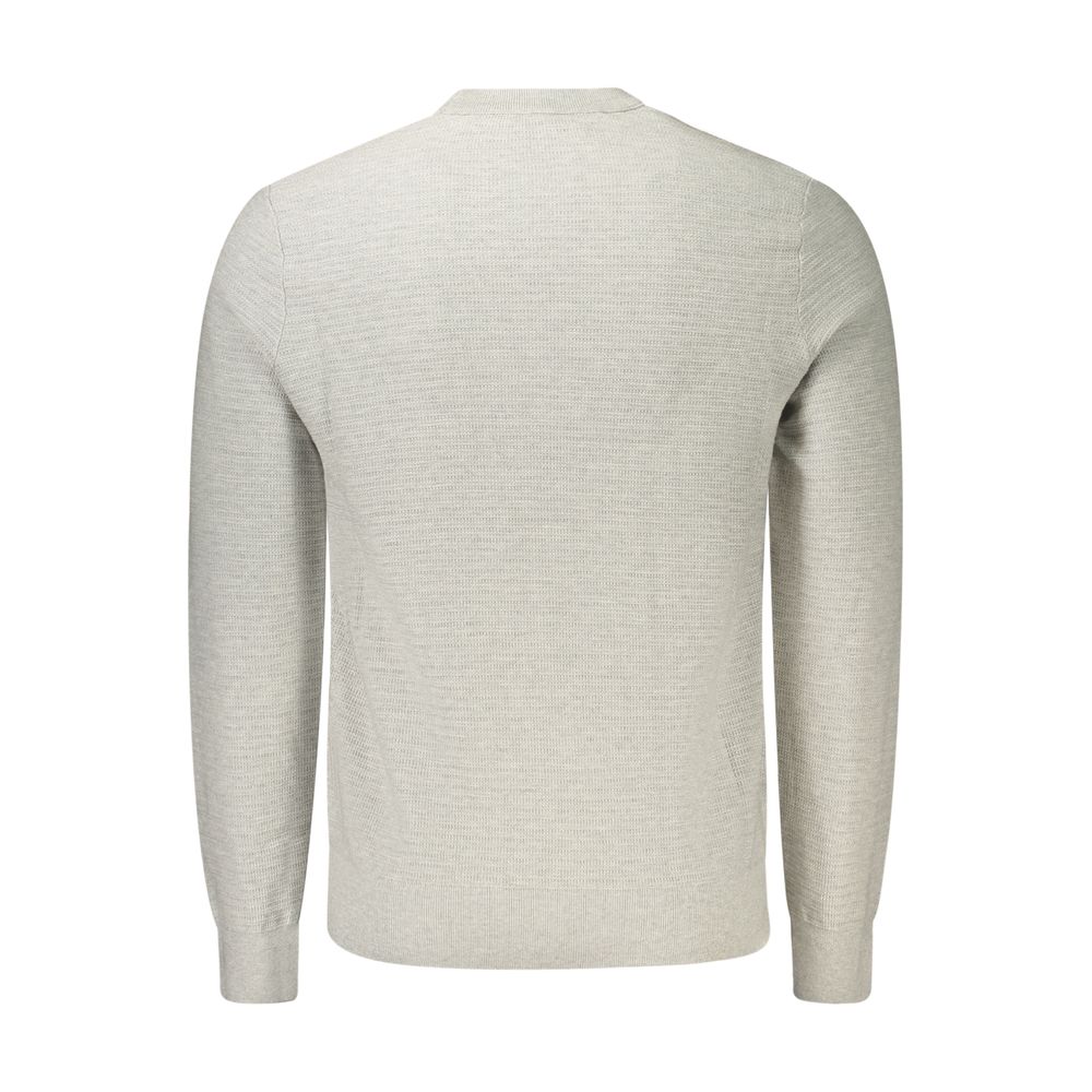 Gray Cotton Men's Pullover