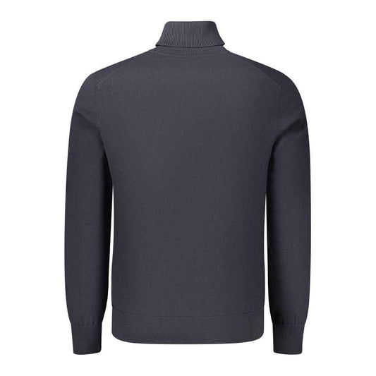Blue Cotton Men's Sweater