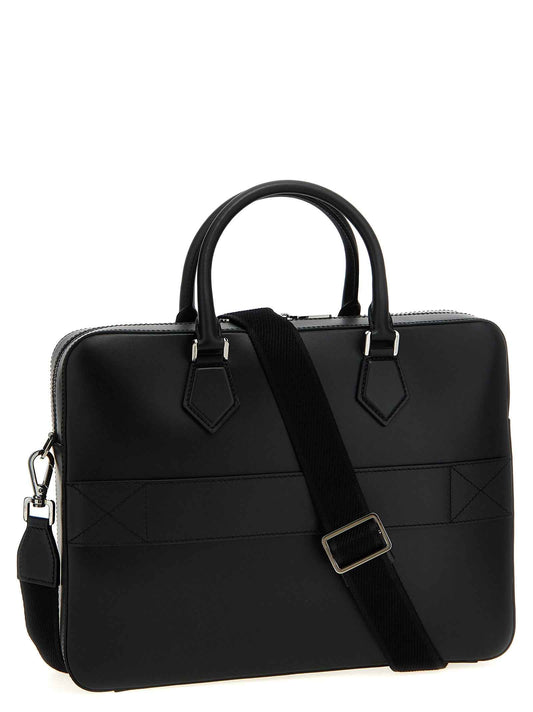 Black Lamb Leather Tote Bag