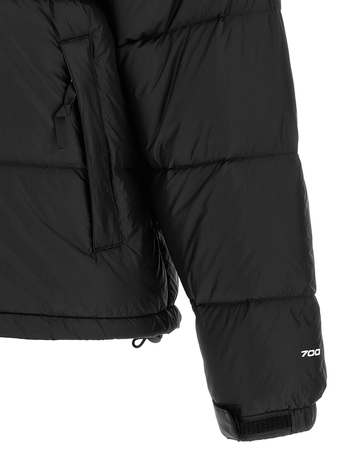 Black Nylon Full-Length Jacket