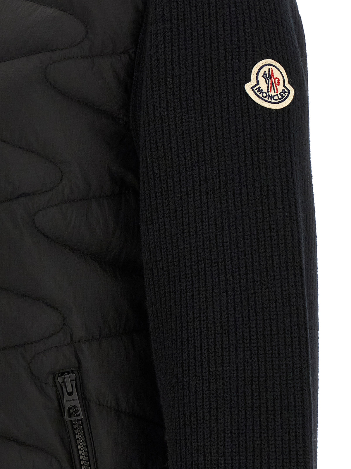 Black Polyamide Cardigan