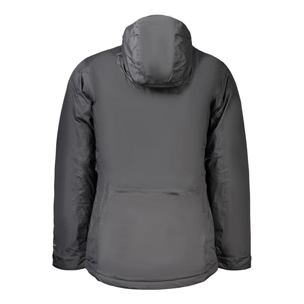 Black Polyester Men's Jacket