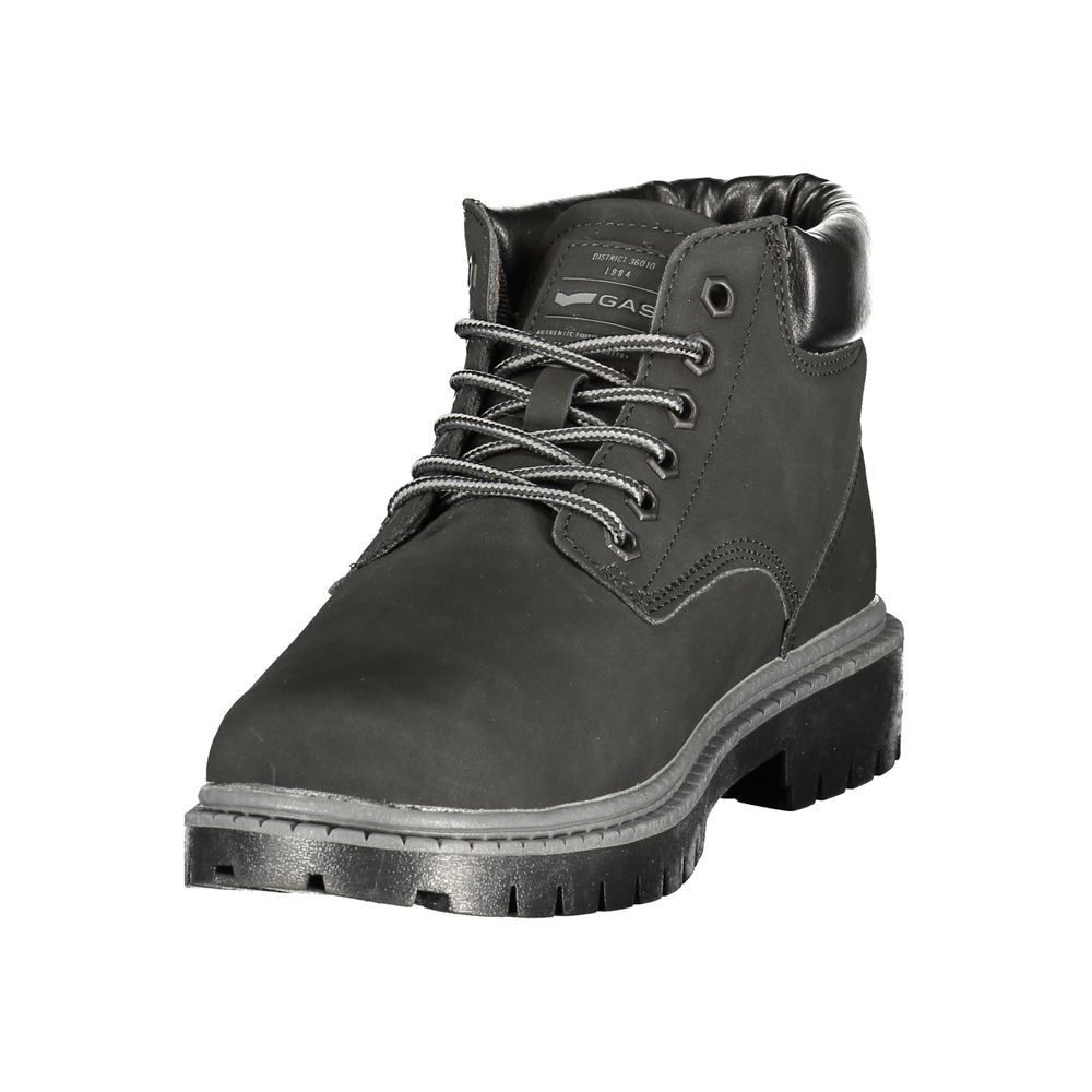 Black Polyurethane Men's Boot