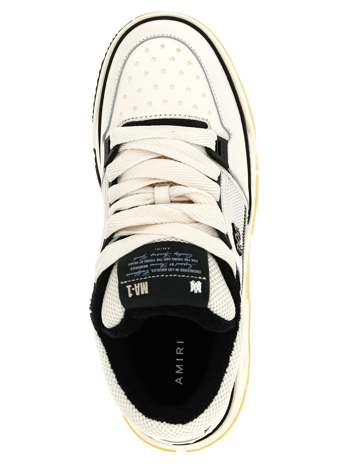 White Calfskin Chunky Sneakers