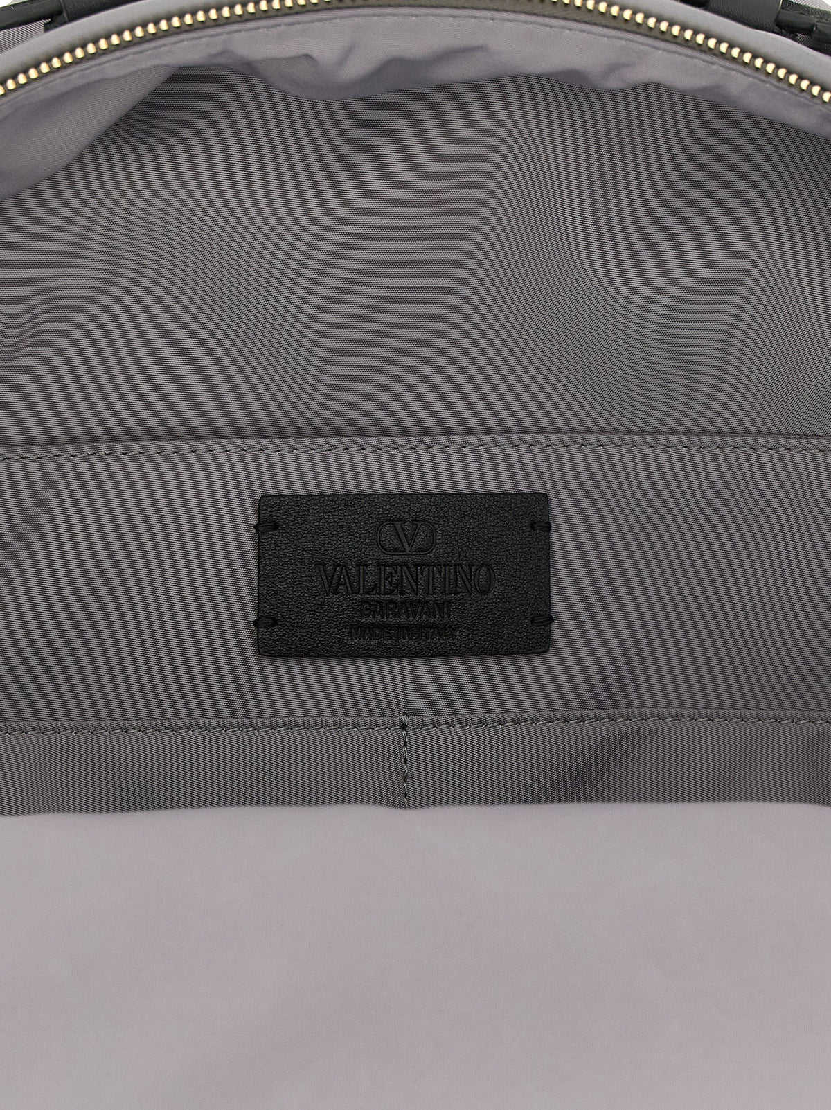 Gray Polyester Backpack