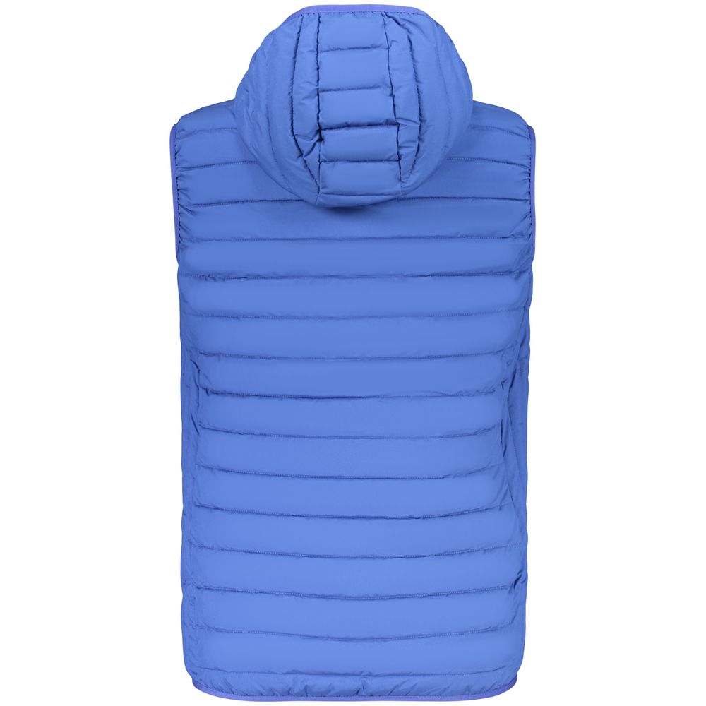 Blue Polyester Men's Jacket