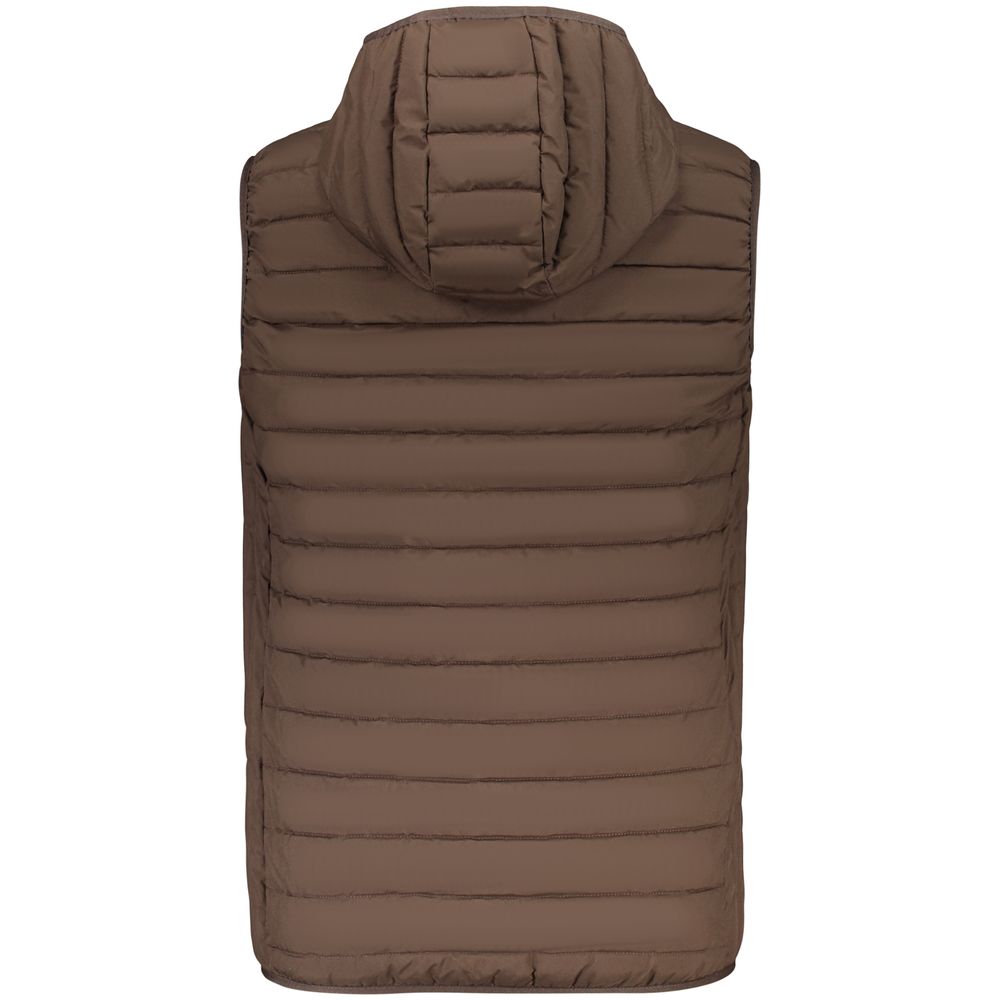 Marrone Polyester Men's Jacket