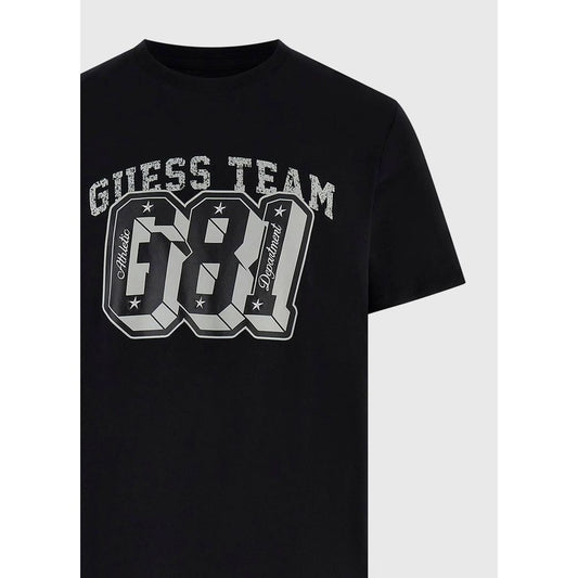Black Cotton T-Shirt
