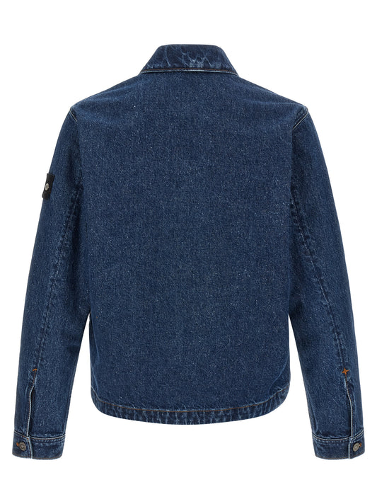 Blue Cotton Denim Jacket