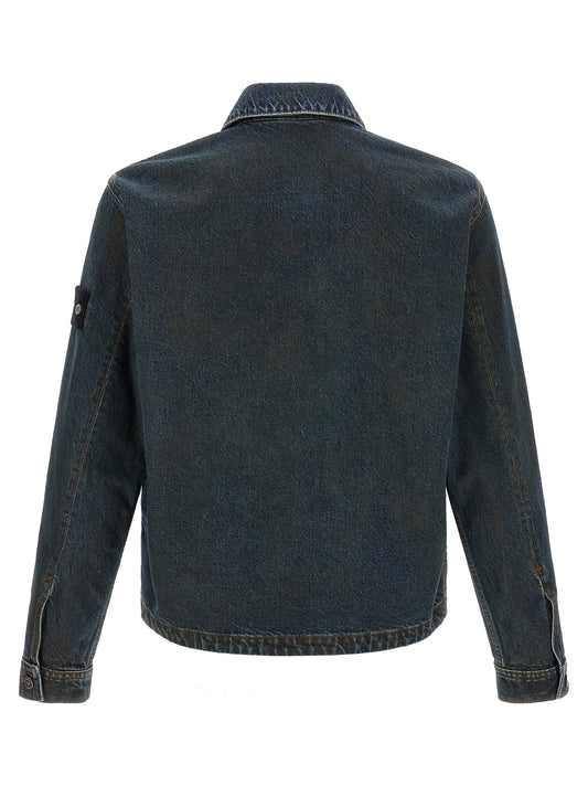 Blue Cotton Denim Jacket