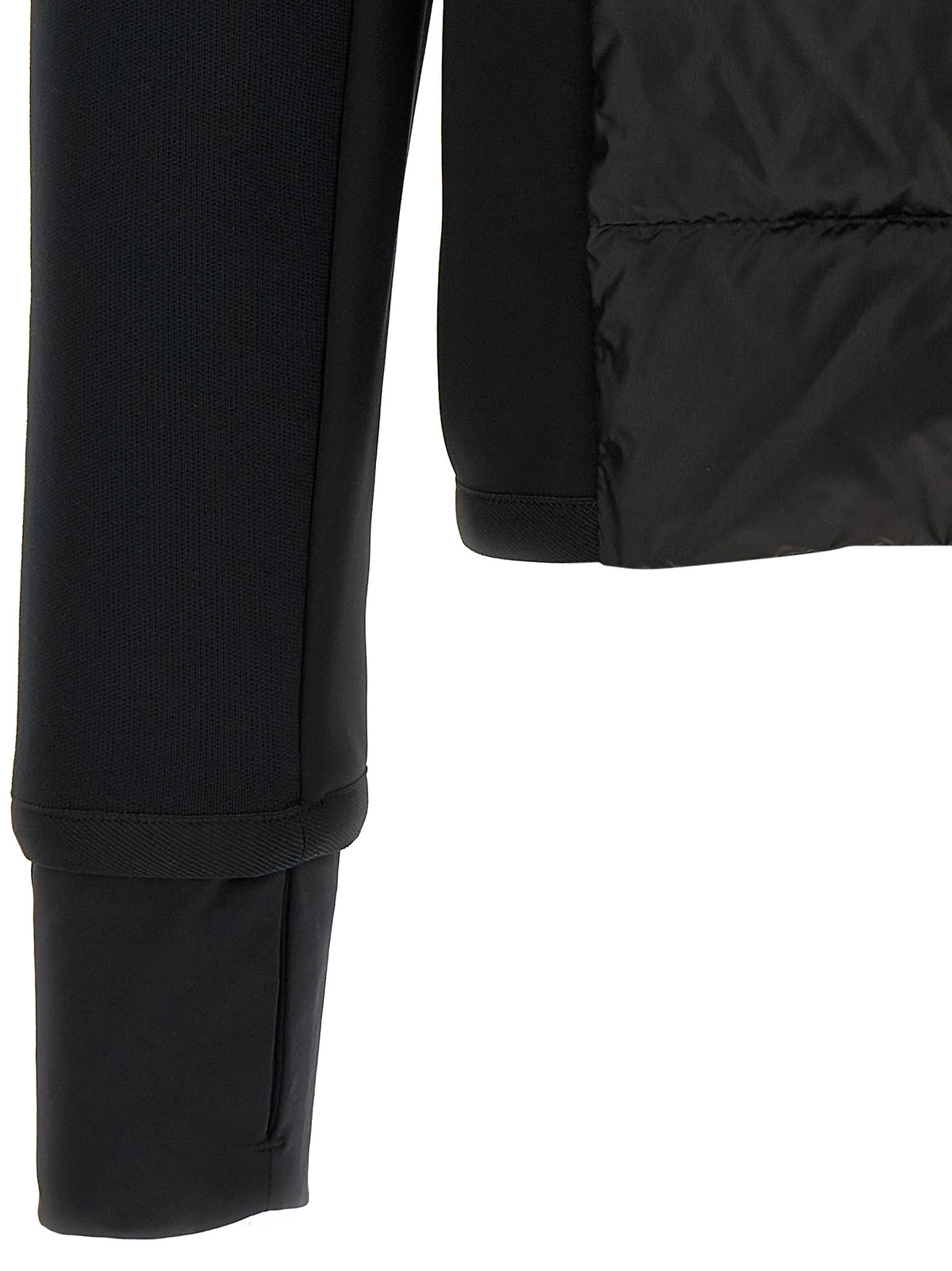 Black Polyamide Sweatshirt