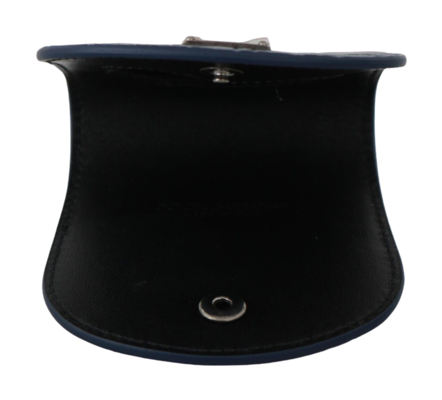 Blue Leather Holder Pocket Condom Case Dolce & Gabbana