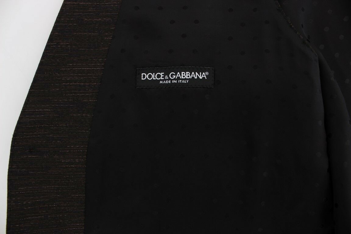 Black Wool Logo Dress Gilet Vest Dolce & Gabbana