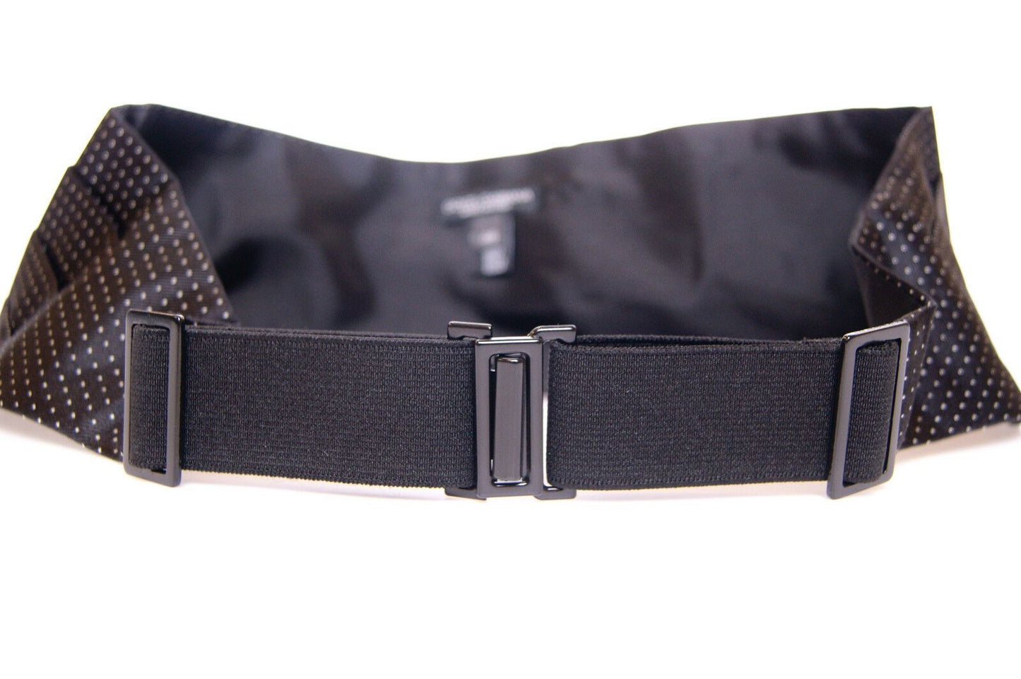 Black Waist Smoking Tuxedo Cummerbund Belt Dolce & Gabbana