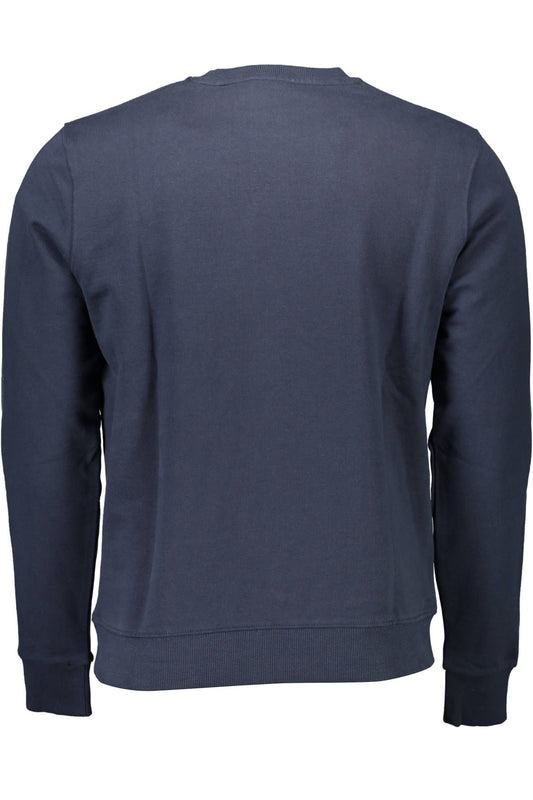 Blue Cotton Men's Sweatshirt