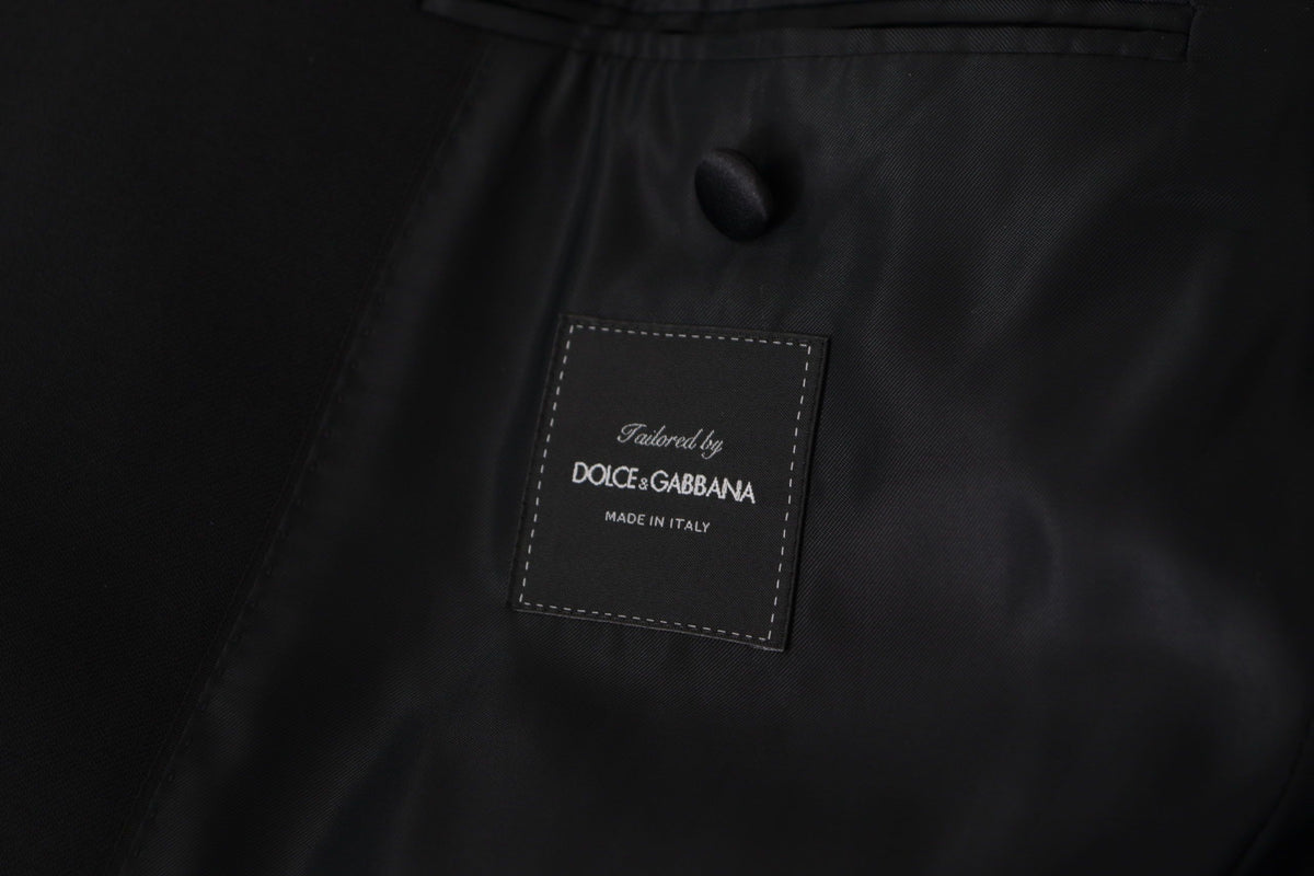 Black Double Breasted Coat Blazer Jacket