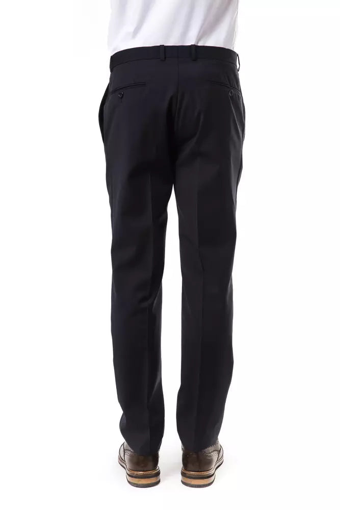 Gray Wool Men Pants Uominitaliani
