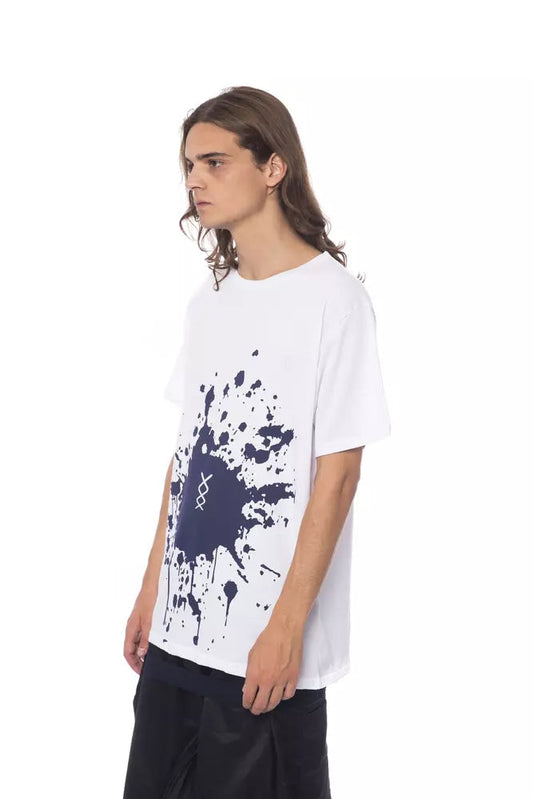 White Cotton Men's T-Shirt Nicolo Tonetto