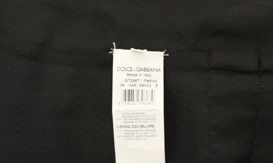 Brown Cotton Blend Dress Vest Gilet Dolce & Gabbana