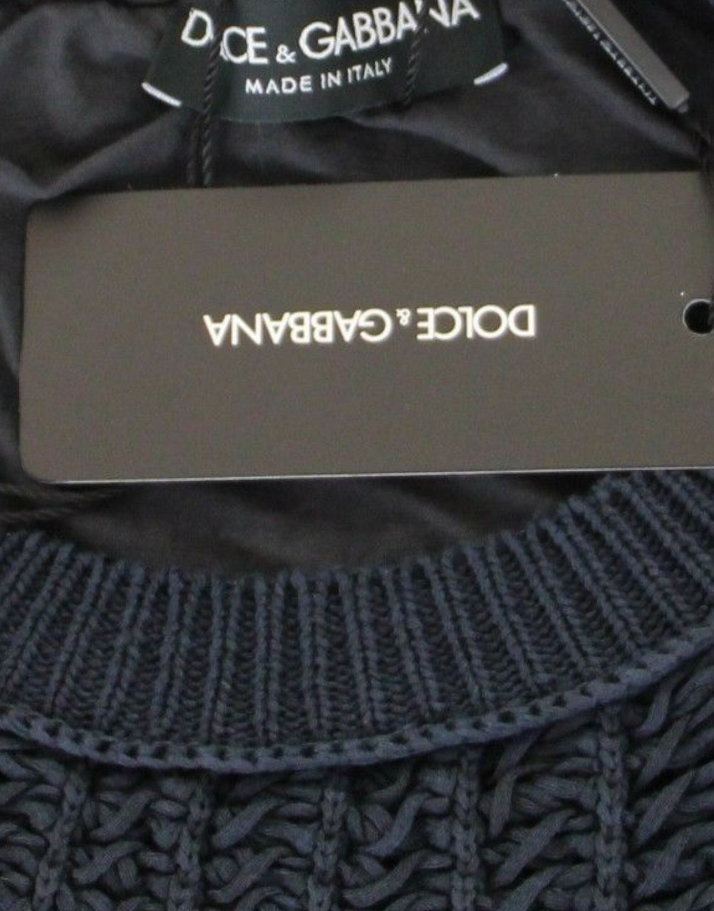 Blue Runway Netz Pullover Netted Sweater Dolce & Gabbana