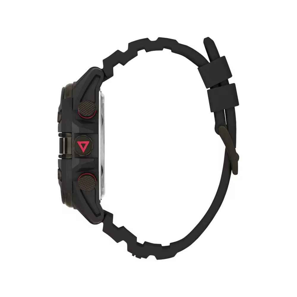 Black Resin Sport Watch
