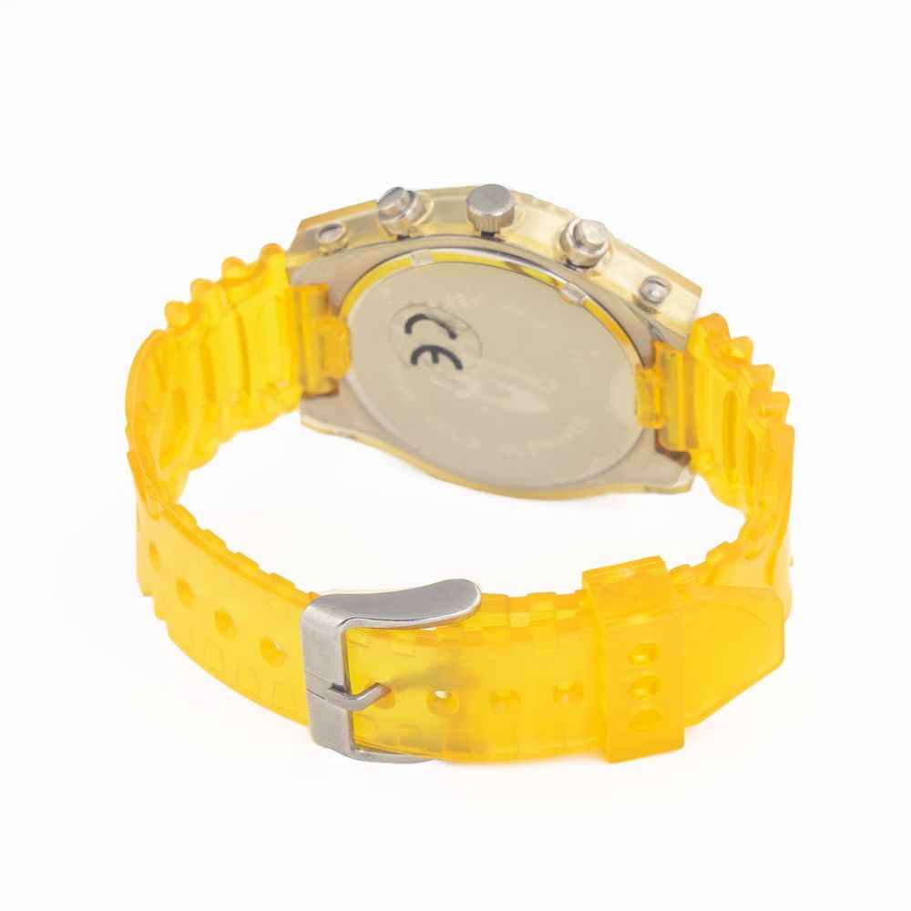 Bicolor Rubber Sport Watch
