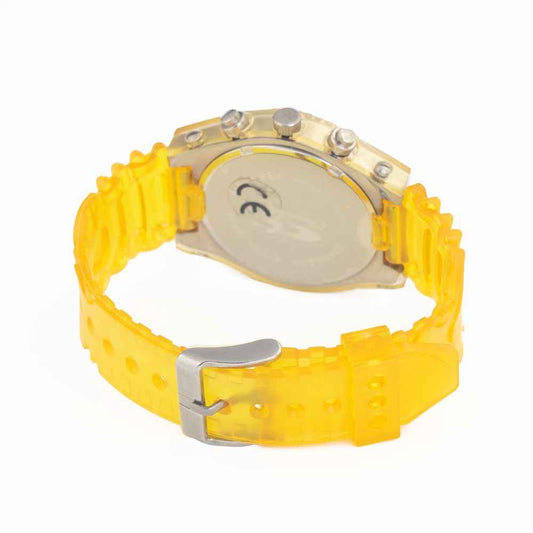 Bicolor Rubber Sport Watch