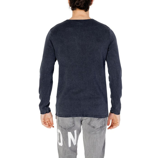 Blue Cotton Sweatshirt