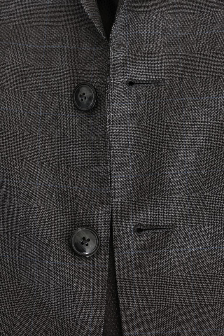 Gray Wool MARTINI Slim Blazer Dolce & Gabbana