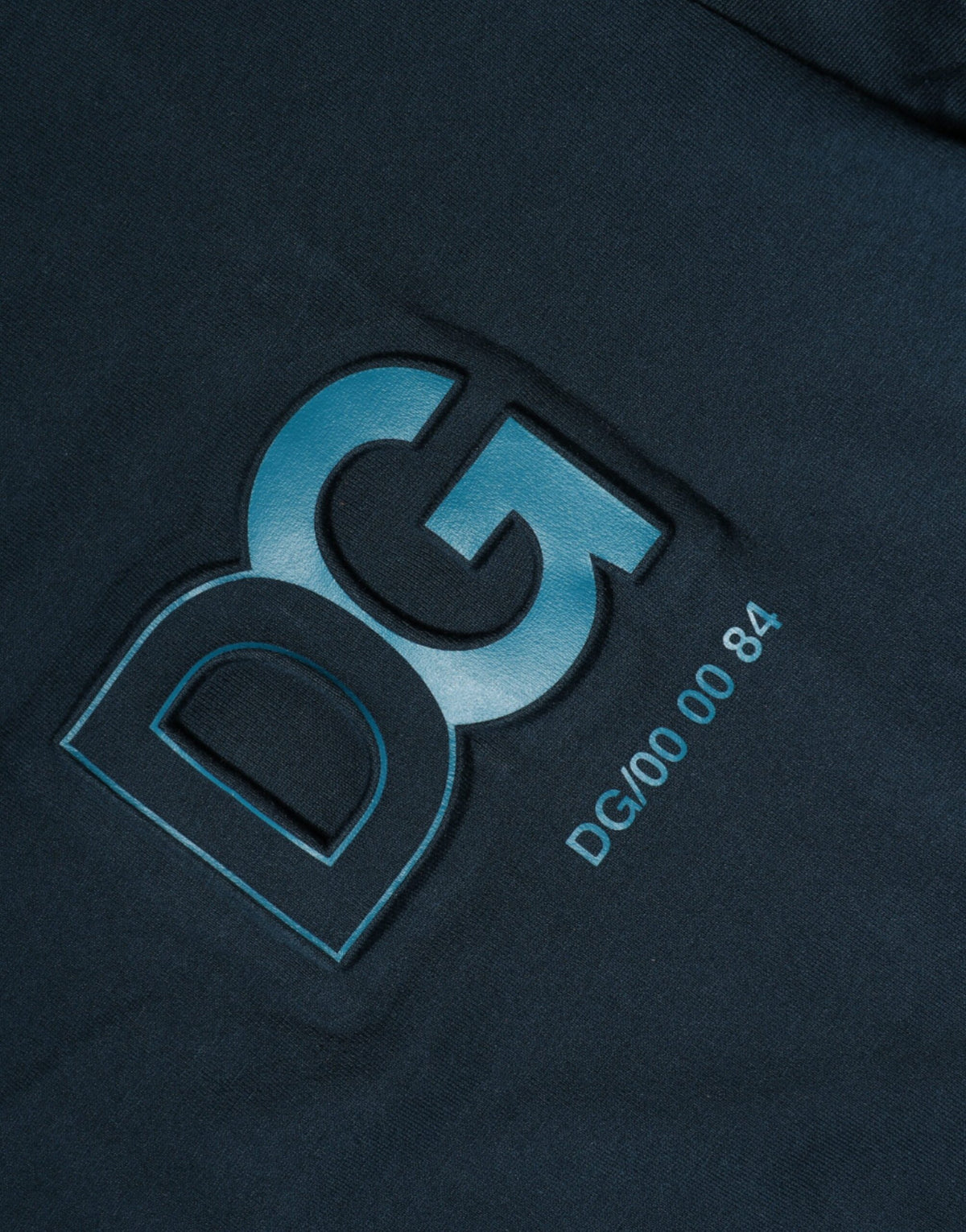 Blue Logo Crew Neck Short Sleeves T-shirt