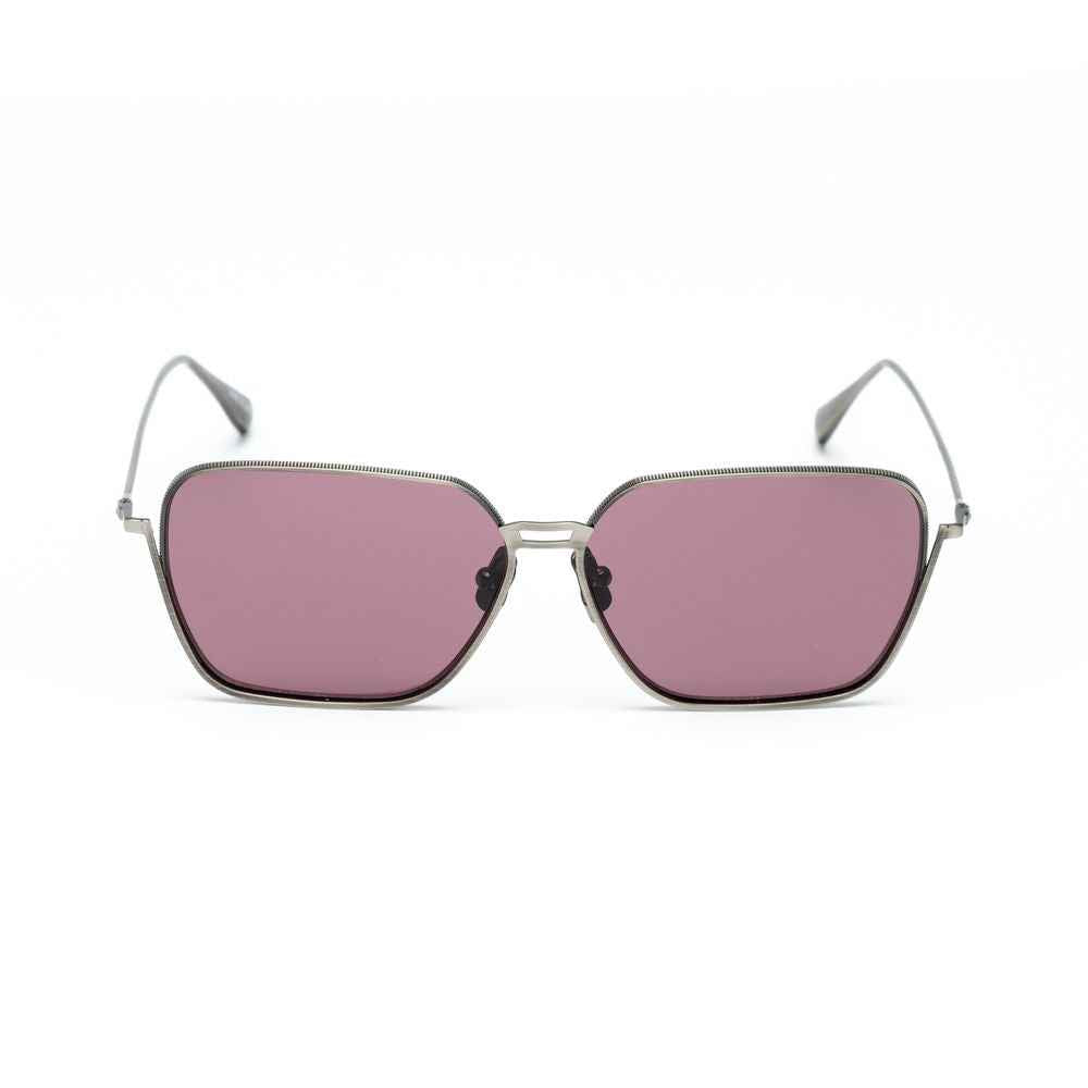 Gray Stainless Steel Sunglasses