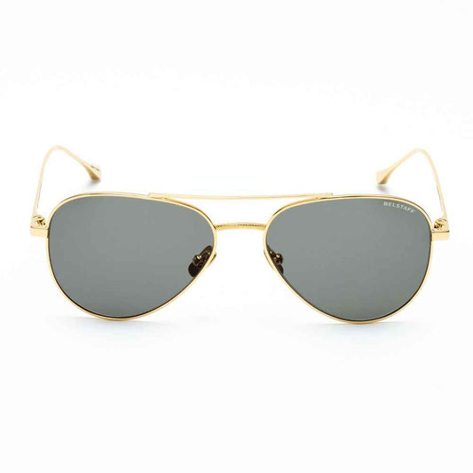 Brown Stainless Steel Sunglasses