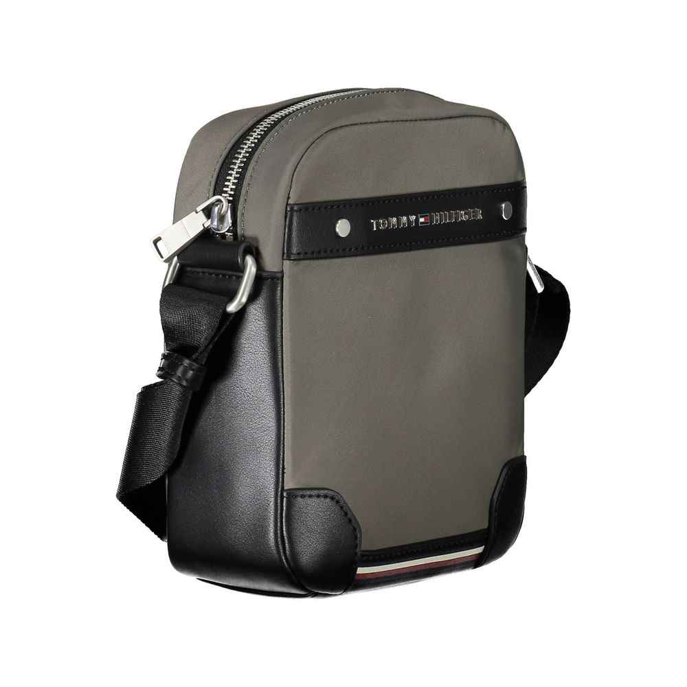 Green Polyester Crossbody Bag